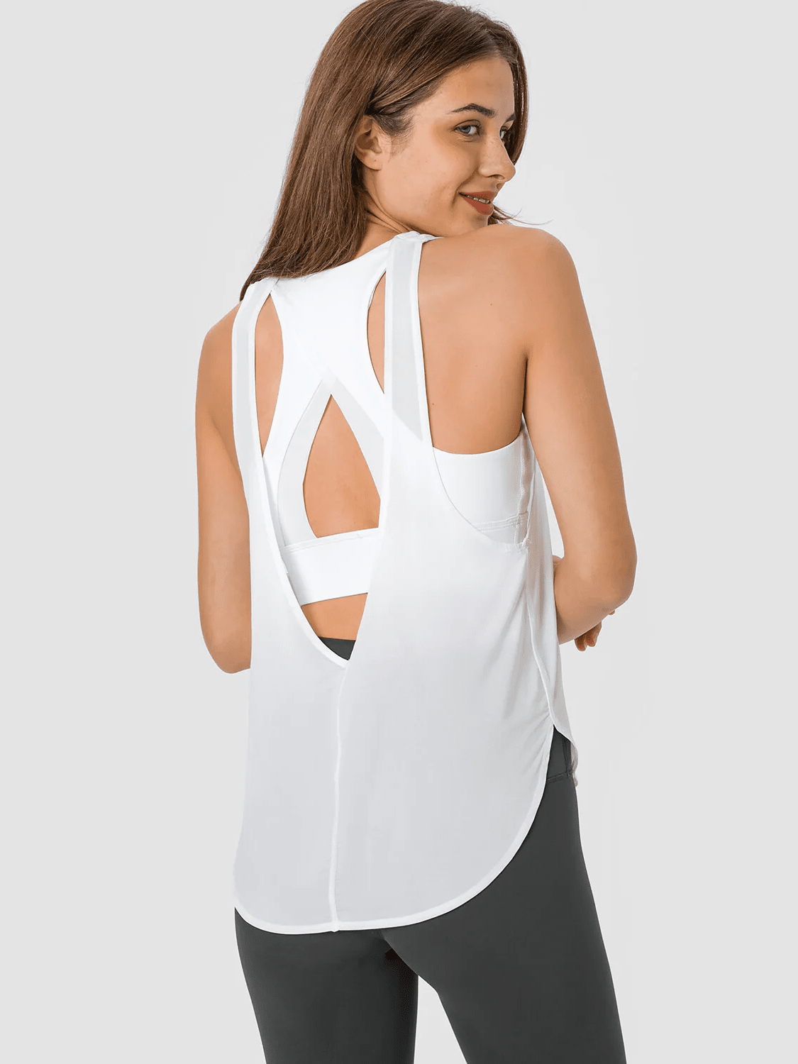 Débardeur de Sport 2 en 1 pour Femme - Débardeur sans Manches avec Soutien-Gorge intégré, idéal Débardeur de Sport 2 en 1 pour Femme - Débardeur sans Manches avec Soutien-Gorge intégré, idéal