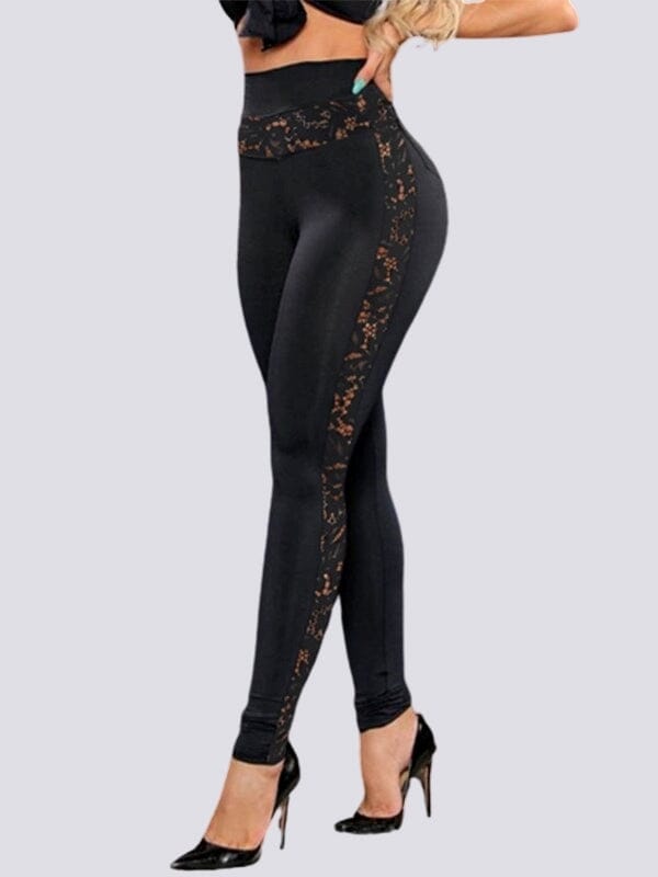 Legging Dentelle Taille Haute – Ultime-Legging