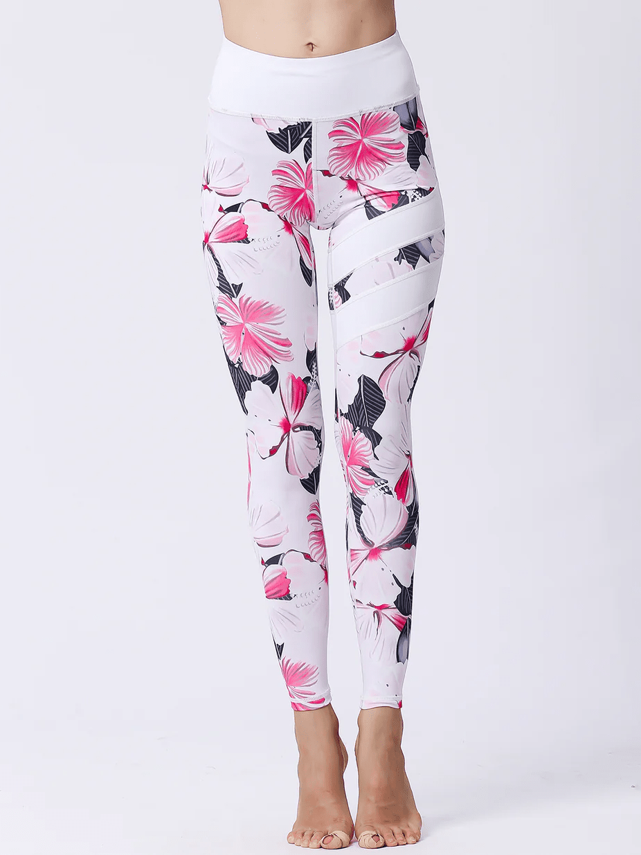 Legging fleuri hotsell