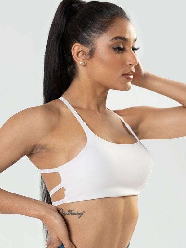 Soutien Gorge Sport Bretelles Fines Crois es