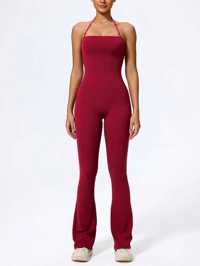 Combinaison Sport Femme  Évasé Sculptant bordeaux