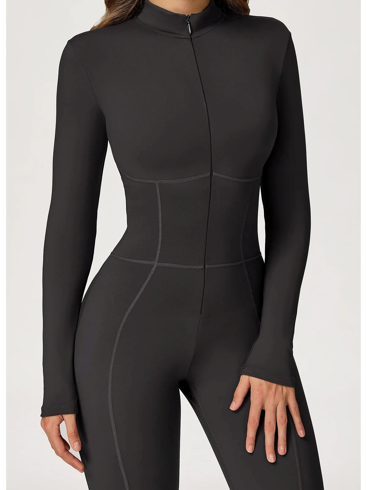 Combinaison Sport Moulante Noir, gainant