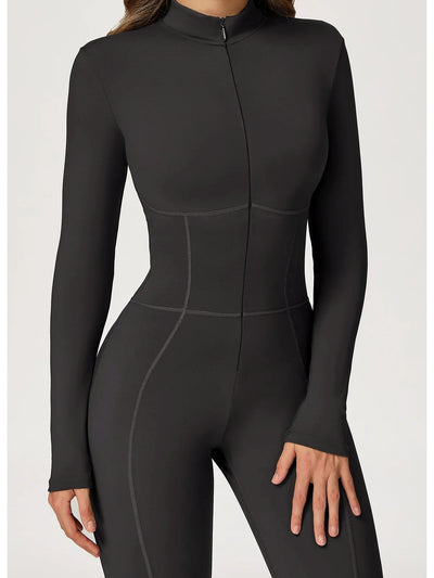 Combinaison Sport Moulante Noir, gainant