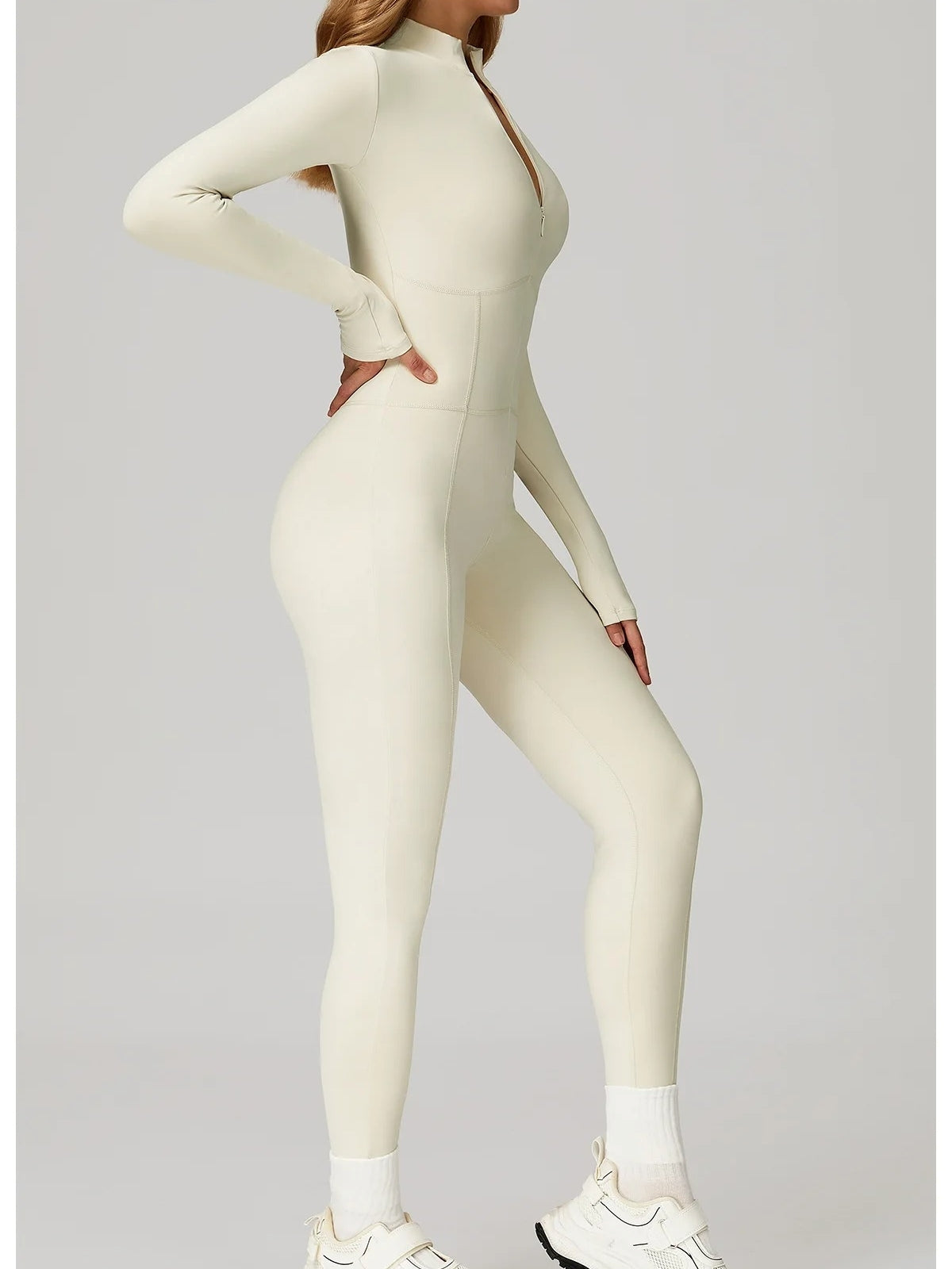 Combinaison Sport Moulante et sculptante ivoire