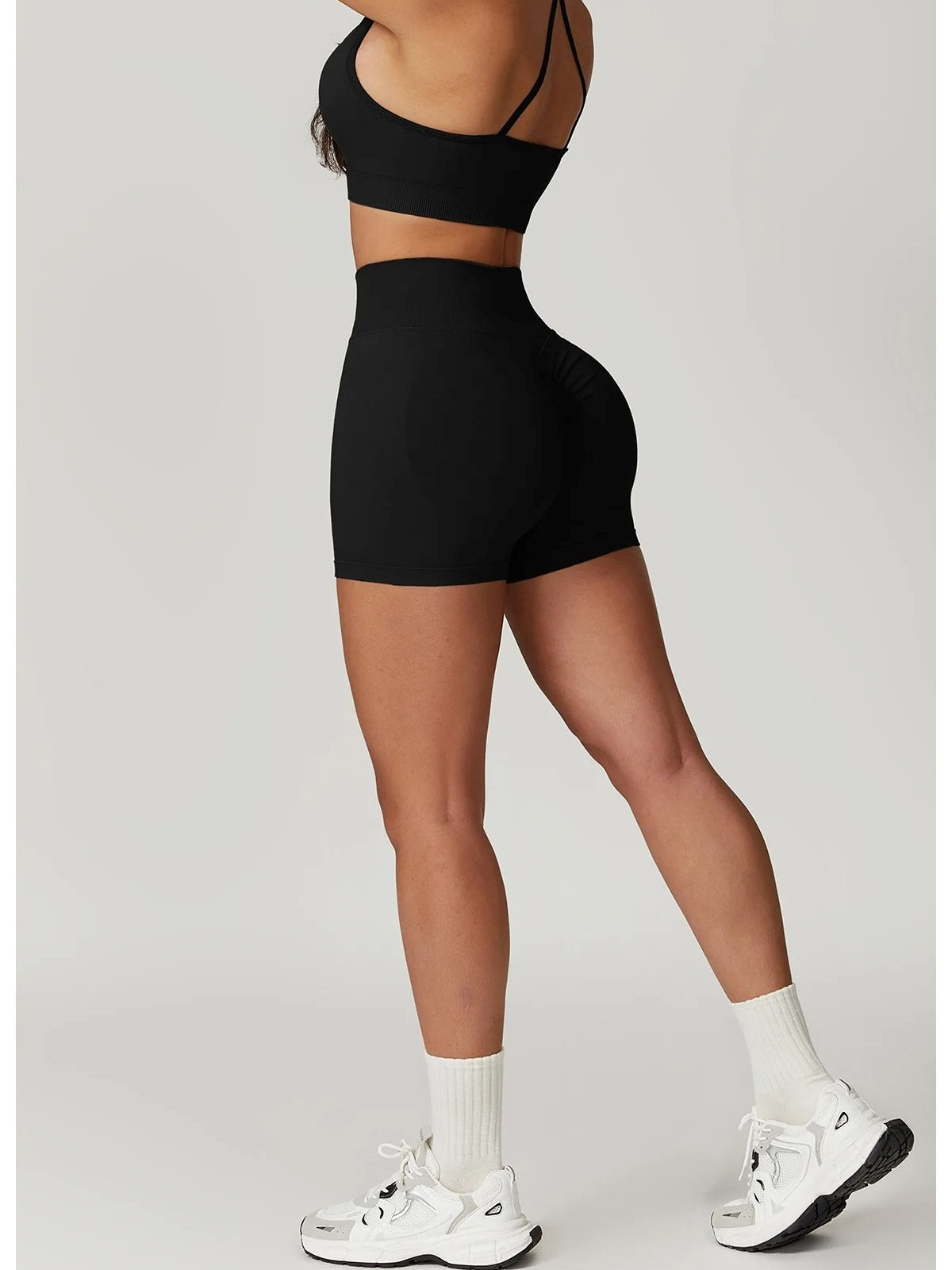 Shorts deportivos extra push up ajustados