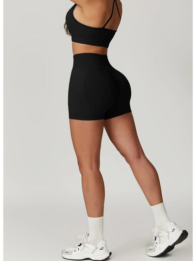 Shorts deportivos extra push up ajustados