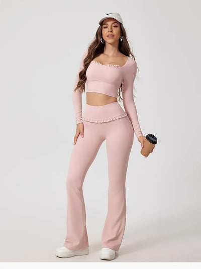 Legging Évasé Taille Haute Sculptante - Eva