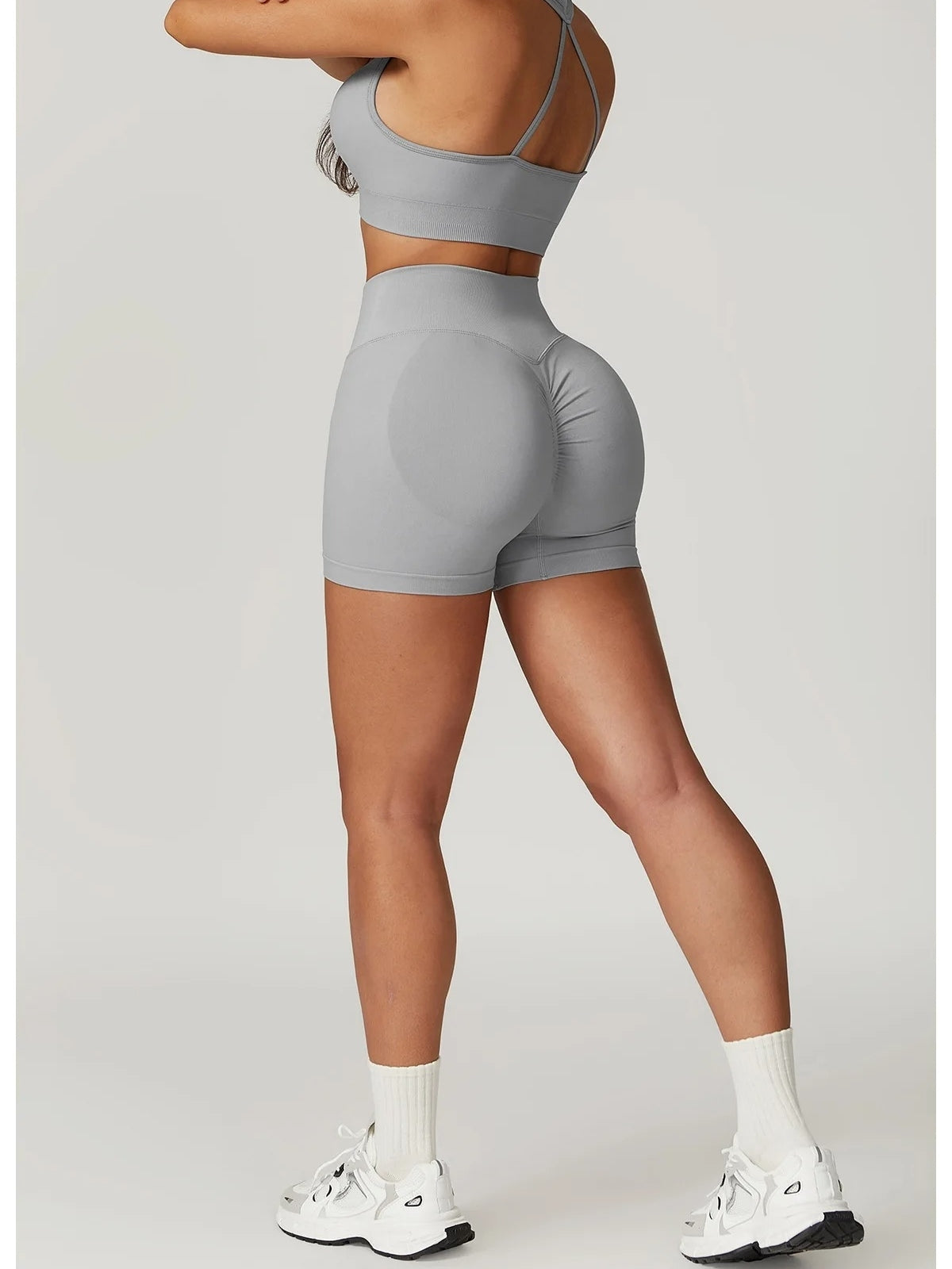 Shorts deportivos extra push up ajustados