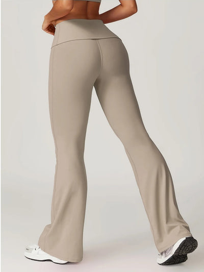 Legging Évasé Sans Couture Taille Haute