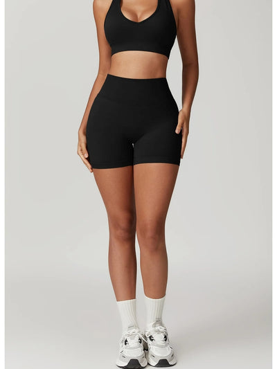 Shorts deportivos extra push up ajustados