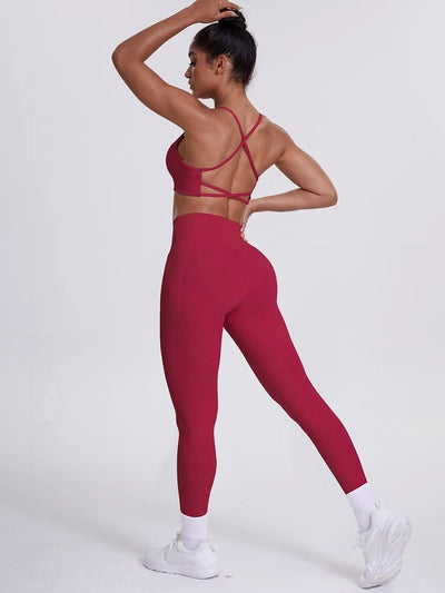 Ensemble Sport Sculptant Rouge