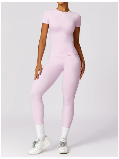 Ensemble Sport Legging T-Shirt - PowerLiftGirl Ensemble Sport Ultime Legging S Rose 