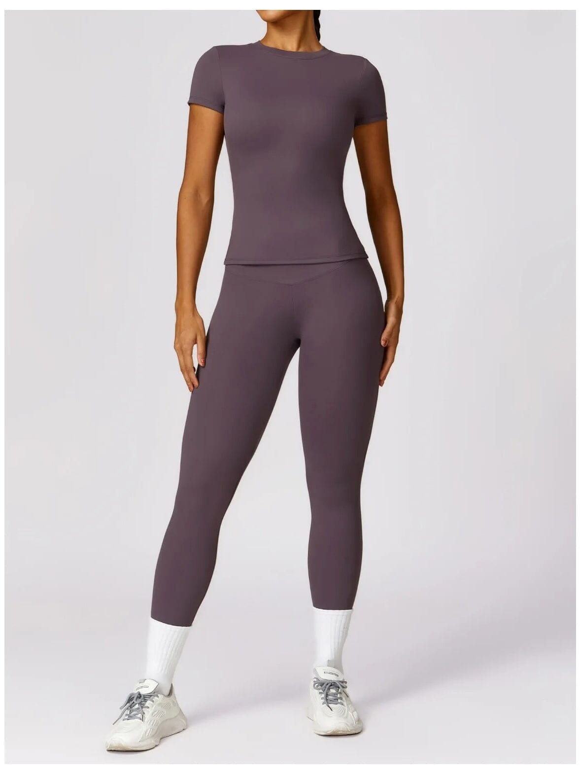 Ensemble Sport Legging T-Shirt - PowerLiftGirl Ensemble Sport Ultime Legging S Violet 