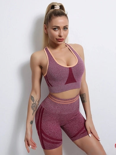Ensemble Sport Short Push Up Et Brassière