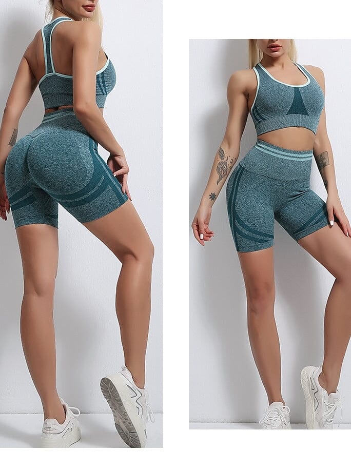 Ensemble Sport Short Push Up Et Brassière