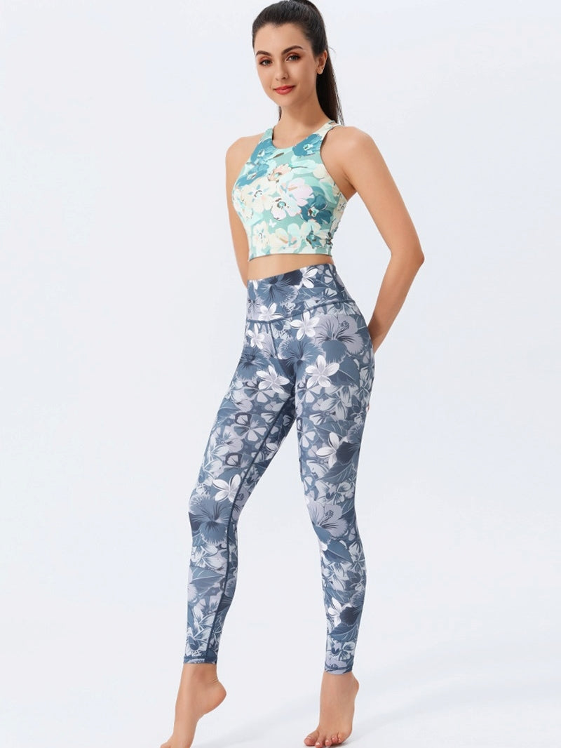 Legging Floral Taille Haute