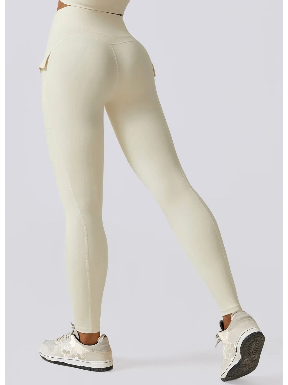 Legging Modelant - Poches - Nemesis Leggings Ultime Legging S Blanc cassé 