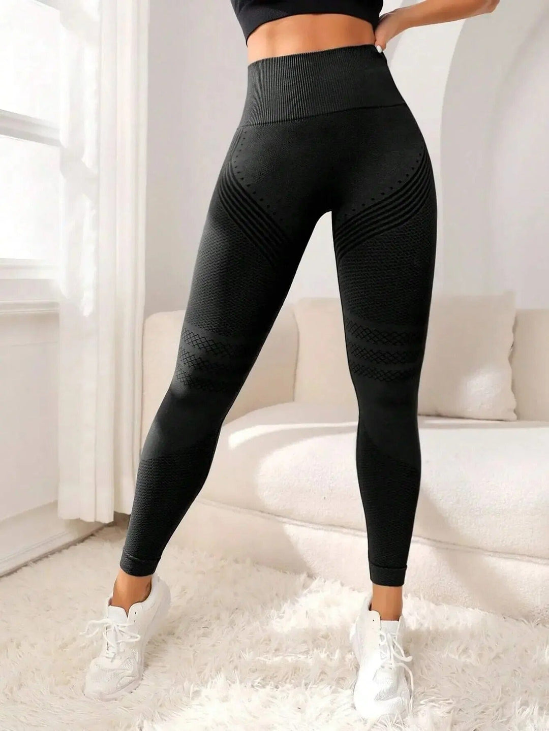 Push Up Leggings Efecto Vientre Plano Parches Adelgazantes Legging
