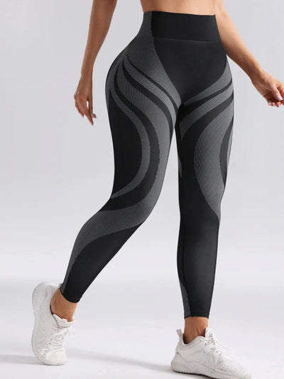 Legging Push Up 3D Sculptant - Sans Couture et Taille Haute Gris