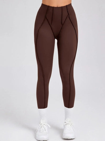 Legging Sculptant Yoka 2025 Leggings Ultime Legging Marron S 