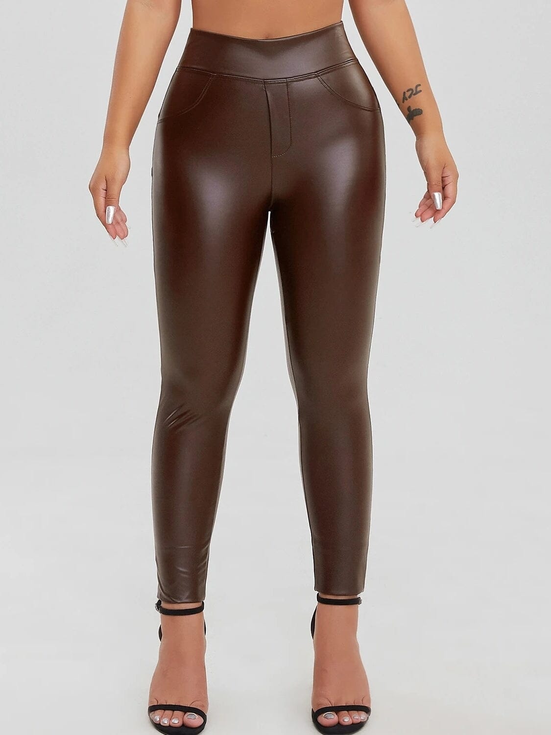 Legging Simili Cuir Affinant Leggings Ultime Legging 