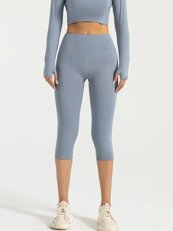 Legging Sport 3/4 Fitness Leggings Ultime Legging Bleu S 