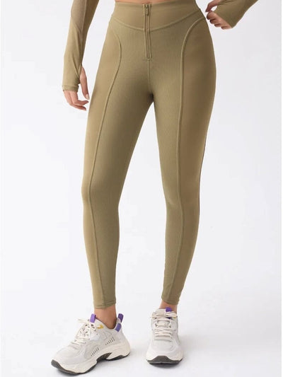 Legging Sport Compression Technique Taille Haute Leggings Ultime Legging S Kaki 