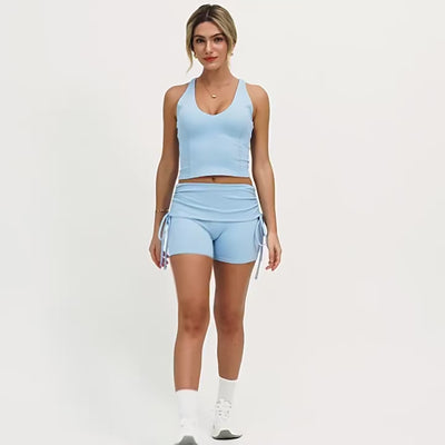 short de sport pour le fitness taille haute sculptant