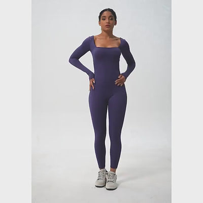 Combinaison Yoga Manches Longues