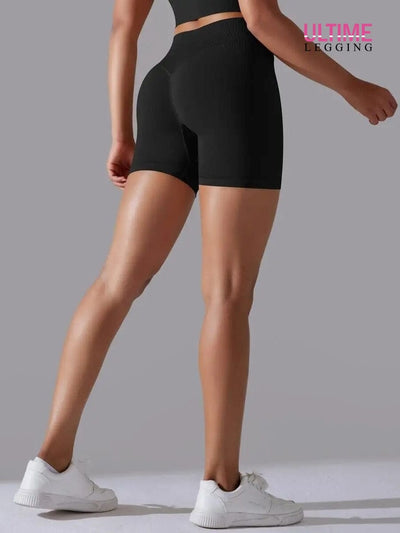 Short Sport Taille Haute Gainant - Ultime-Legging Shorts Ultime Legging S Noir 