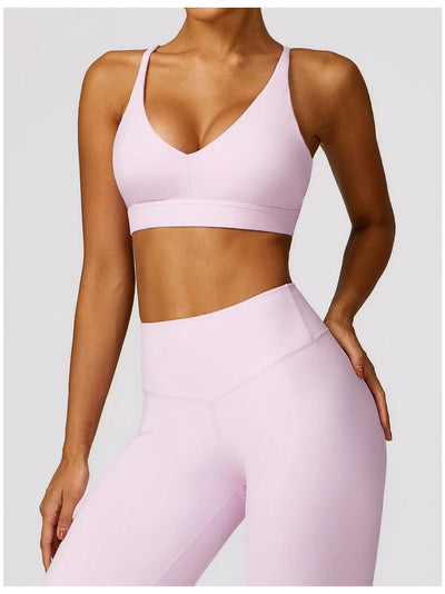 Soutien-Gorge Sport Fort Maintien - PowerLiftGirl Soutien-gorge sport Ultime Legging S Rose 