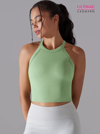 Top avec Soutien Gorge Intégré - Ultime-Legging T-Shirt Ultime Legging XS / S Vert 