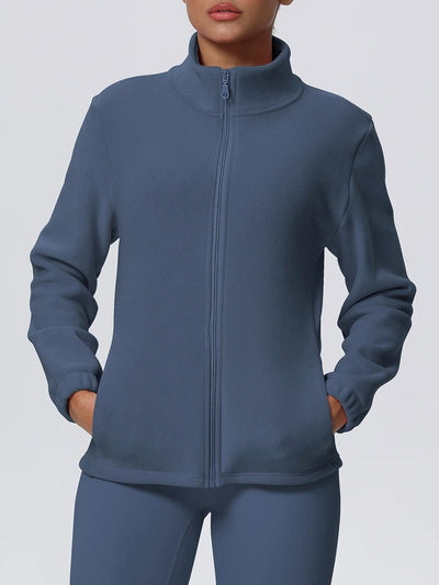 Veste Sport Chaude Femme  Hiver - Bleu