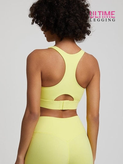 Brassière Sport Agrafes - Ultime-Legging Brassière Ultime Legging S Jaune 