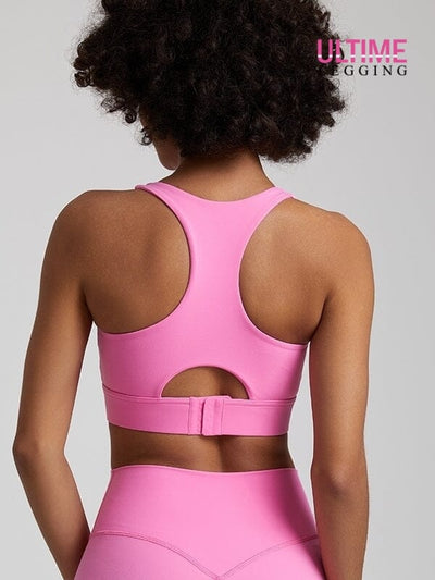 Brassière Sport Agrafes - Ultime-Legging Brassière Ultime Legging S Rose 
