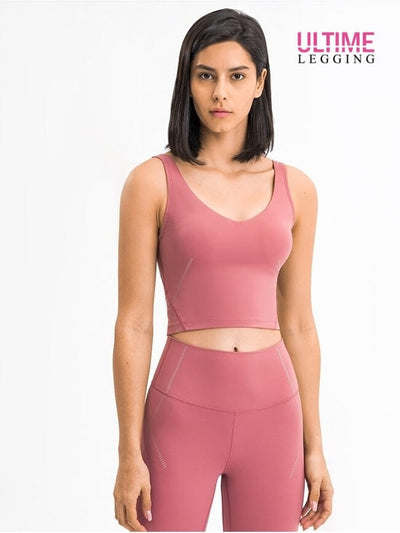 Brassière Sport Compression Brassière Ultime Legging XS Rose 