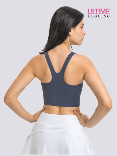 Brassière Sport Fermeture Éclair - Ultime-Legging Brassière Ultime Legging XS Bleu nuit 