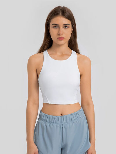 Brassière Sport Fort Maintien Brassière Ultime Legging : Legging Femme | Vêtements de Sport XS Blanc 