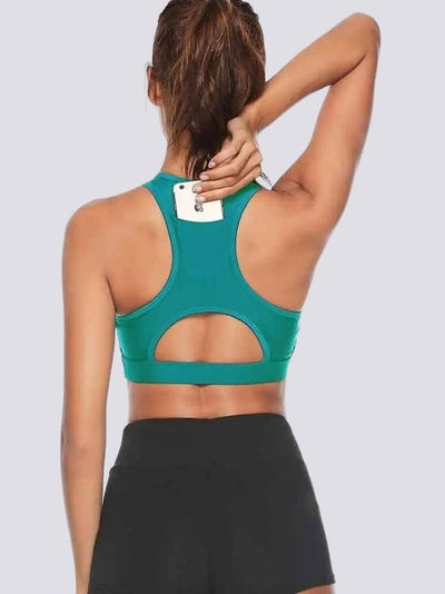 Brassière Sport Poche Brassière Ultime Legging S Vert 