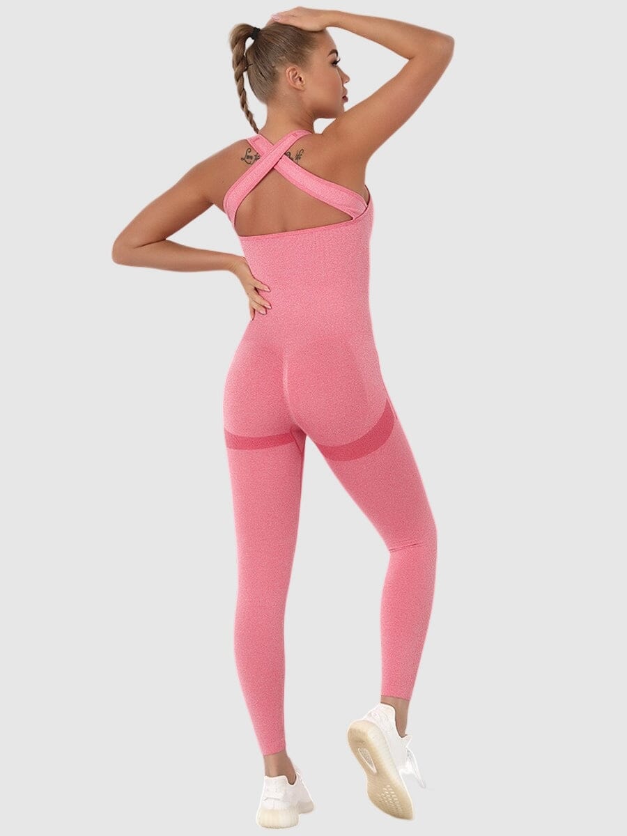 Combinaison Sport Push Up Combinaison sport Ultime Legging S Rose 