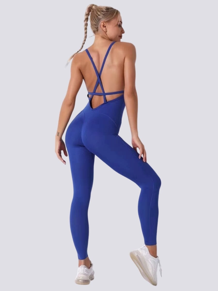 Combinaison Sport Sculptante Combinaison sport Ultime-Legging S Bleu 