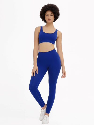 Ensemble Côtelé Sport - Florence Ensemble Sport Ultime Legging S Bleu 