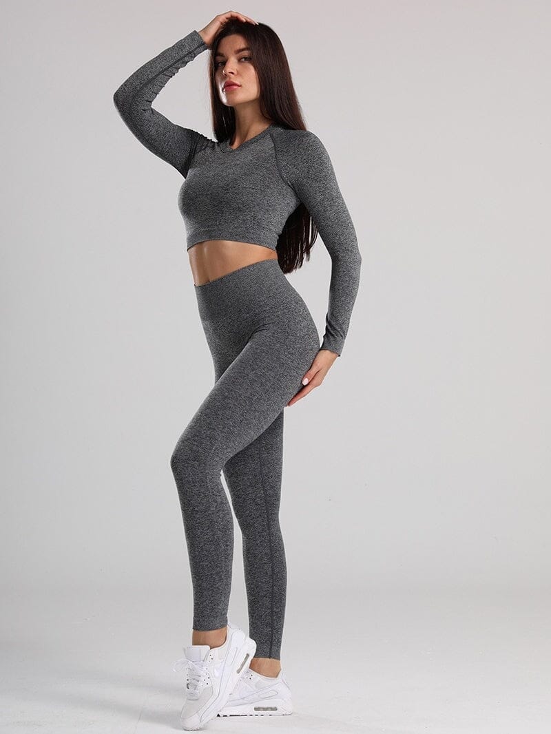 Ensemble Fitness Sans Couture Ensemble Sport Ultime Legging : Legging Femme | Vêtements de Sport 