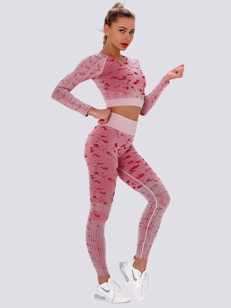 Ensemble Legging et Crop Top - Sport Ensemble Sport Ultime Legging XS Rose 