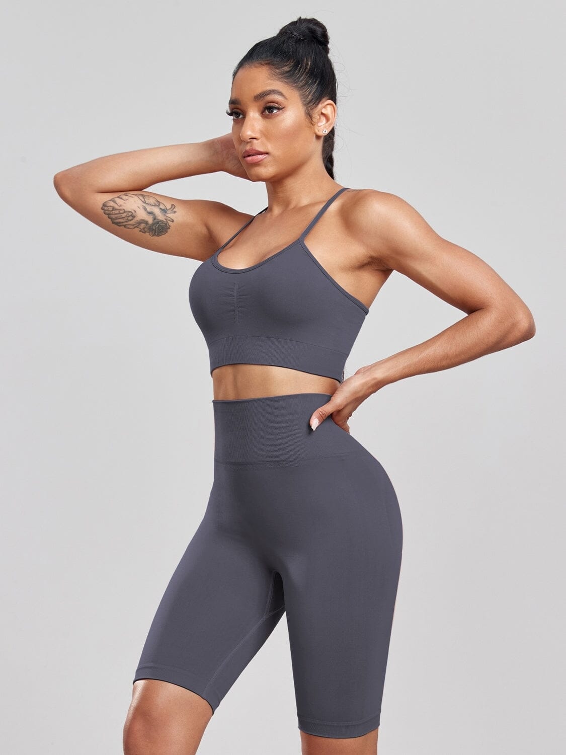 Push Up Set with Long Sport Shorts Ultime Legging