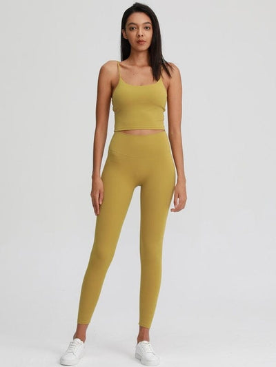 Ensemble Sport Compressif - LoliSport Ensemble Sport Ultime Legging S Jaune 