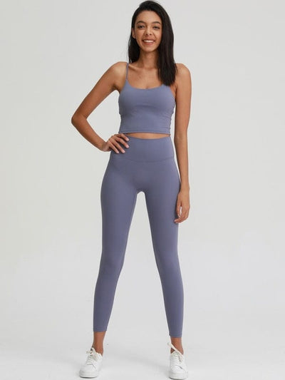 Ensemble Sport Compressif - LoliSport Ensemble Sport Ultime Legging S Lila grisé 