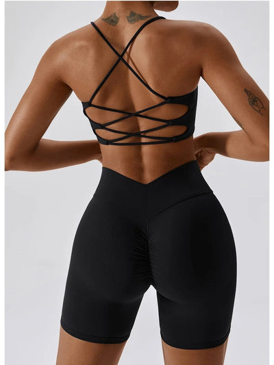 Ensemble Sport Fitness Short et Soutien-Gorge Ensemble Sport Ultime Legging 