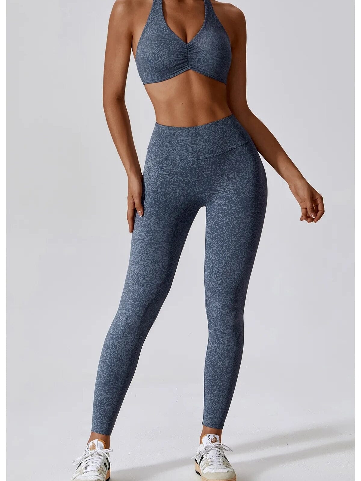 Ensemble Sport Imprimé Push Up Ensemble Sport Ultime Legging S Bleu 