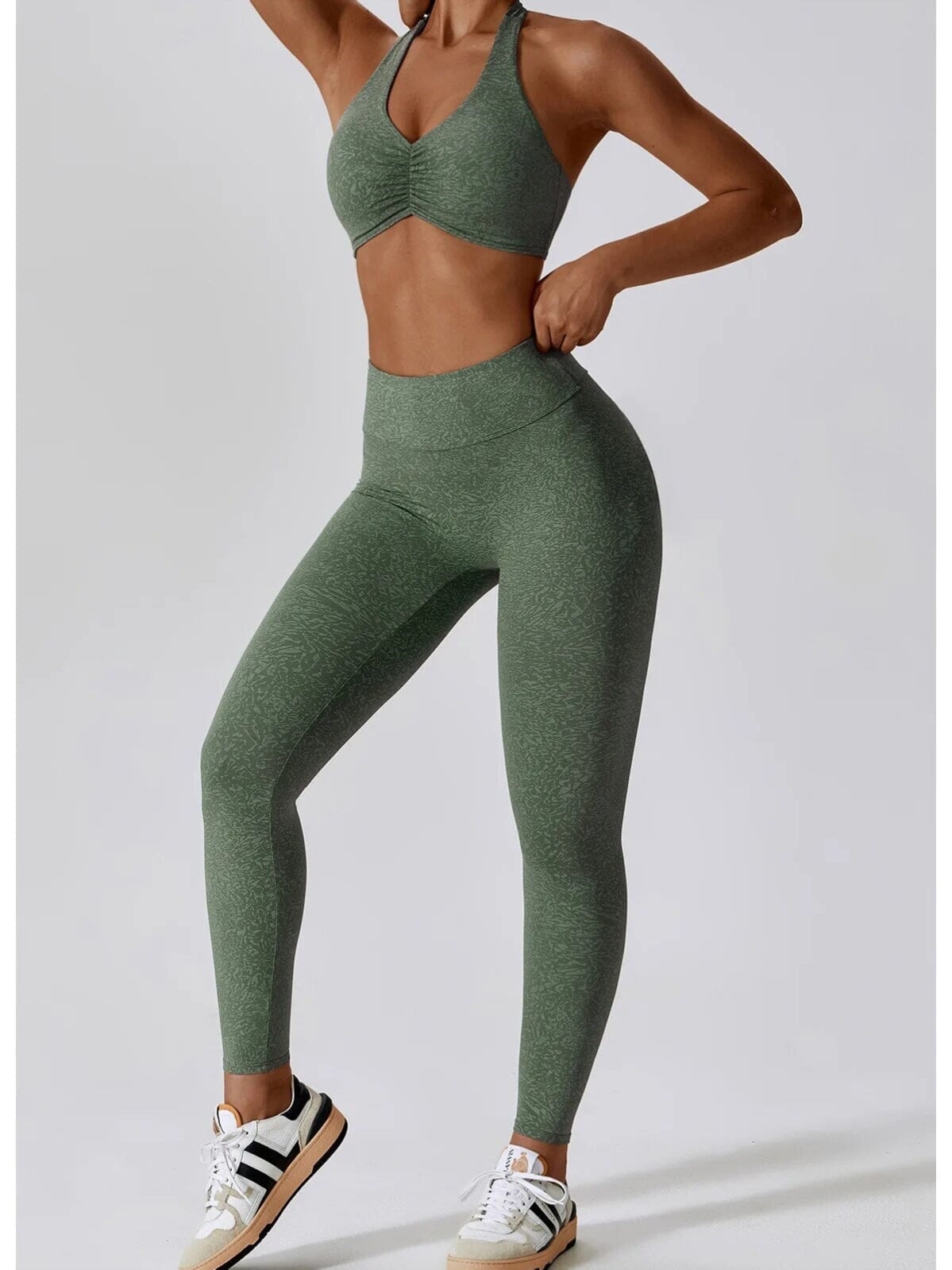 Ensemble Sport Imprimé Push Up Ensemble Sport Ultime Legging S Vert 